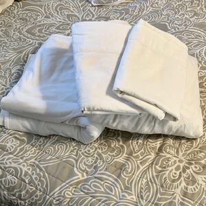 LLBEAN Cotten bed set. See description
